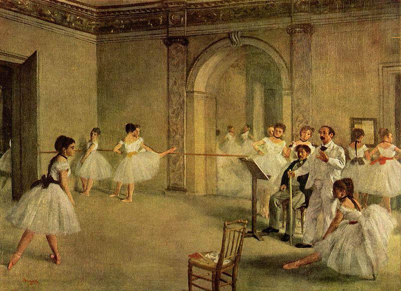 Edgar Degas Ballettsaal der Oper in der Rue Peletier Sweden oil painting art